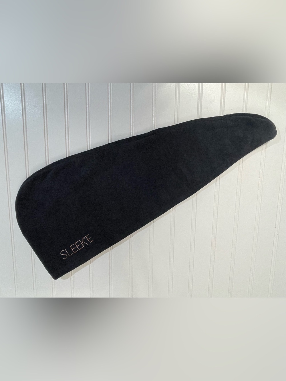 SLEEK’E Black Microfiber Hair Towel